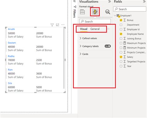 Power Bi Format Multi Row Card Geeksforgeeks