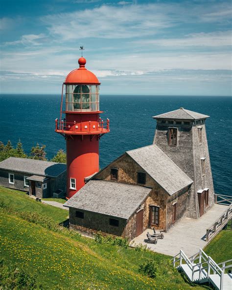 Pointe à la Renommée Lighthouse On the Roadside