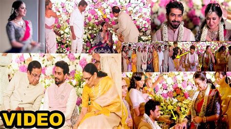 Actors Brahmanandam Second Son Siddhart Engagement Celebrations Video