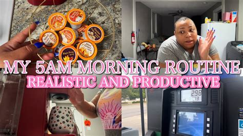 MY PRODUCTIVE REALISTIC 5AM MORNING ROUTINE Im Trying To Beat