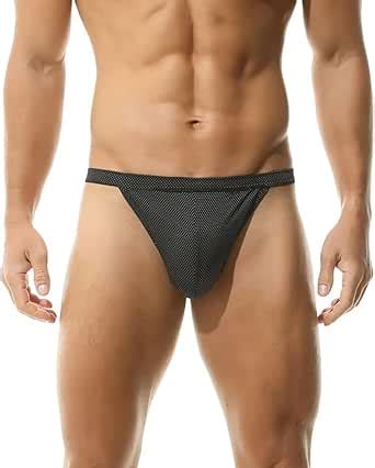 Men S Low Rise Swim Briefs Quick Dry Bikini Swimwear Mesh Stretch Contour Pouch Thong Swimsuit