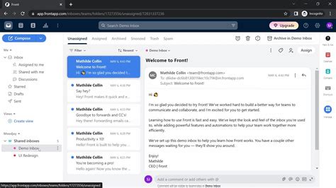 Inbox Screenshots And Examples On Desktop