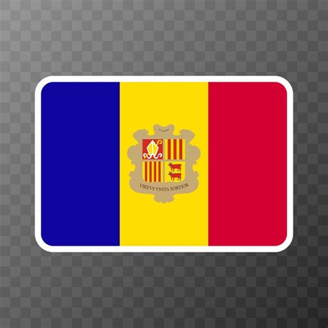 Andorra flag, official colors and proportion. Vector illustration ...