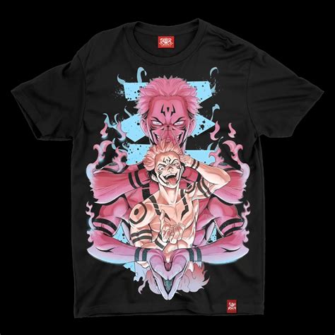 Camiseta Unissex Estampa Sukuna Jujutsu Kaisen Shopee Brasil