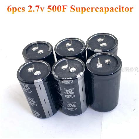 6pcs 27v 500f Supercapacitors Module Start Power Motor Super Farad