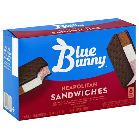 Blue Bunny Neopolitan Prem Trio Sanwich 34 Fl Oz Shipt