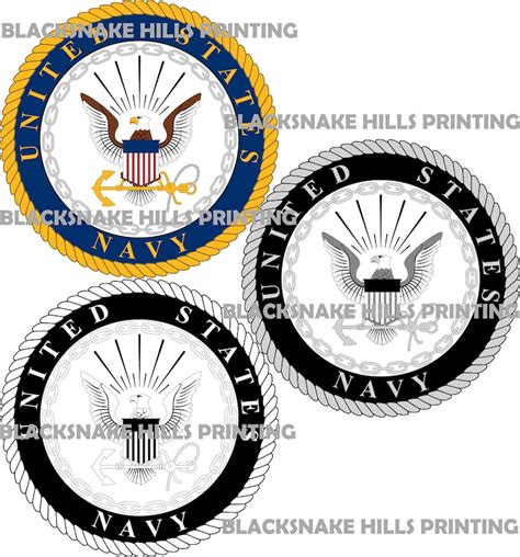 US Navy Emblem Vector Image Files multiple Formats Plus JPG - Etsy