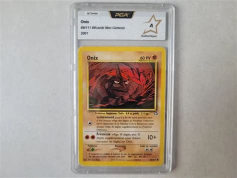 Carte Pok Mon Onix Wizards Neo Genesis De Pca Eur