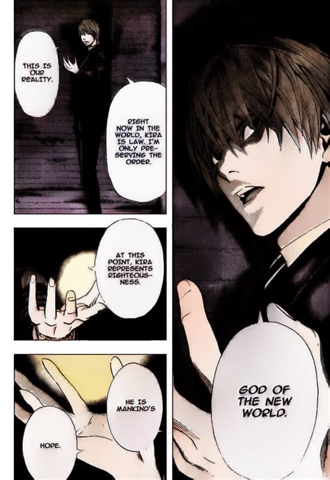 I colored a manga page : deathnote