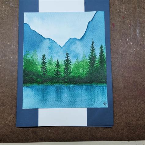 Mountain scene : r/Watercolor