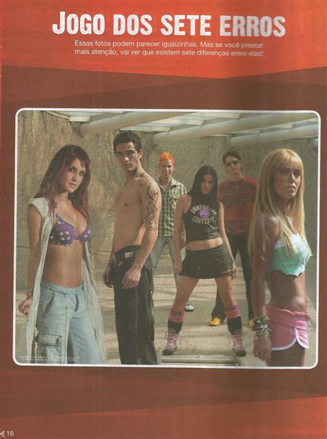 Revista de Atividades Rebelde Oficial Nº 1 016 RBD Fotos Rebelde