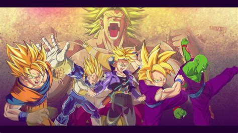 Z Fighters Vs Broly Android Wallpaper Mobile Wallpaper Broly God