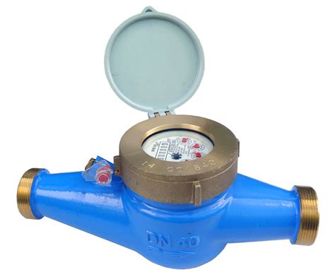 DN50 Multi Jet Water Flow Meter Cold Dry Dial 2 BSP Nuts Tails