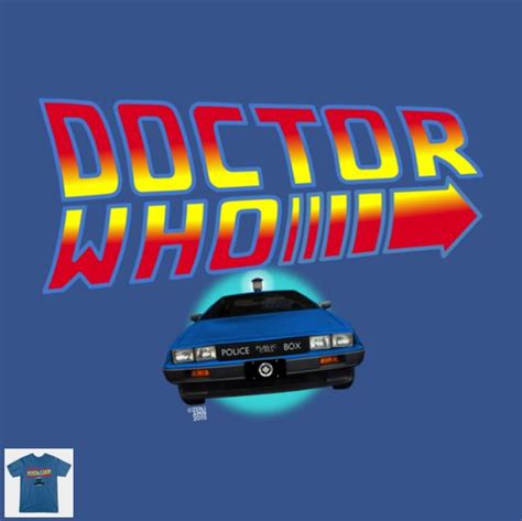 Celebrate Back To The Future Day With These Doctor Who Mashup Tees