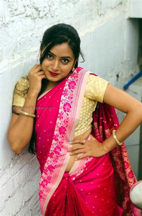 Deepika Aradhya Kannada Serial Actress Ct Hot Saree Stills Starcelebblog