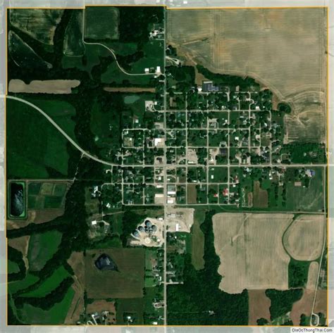 Map of Fillmore village, Illinois - Thong Thai Real