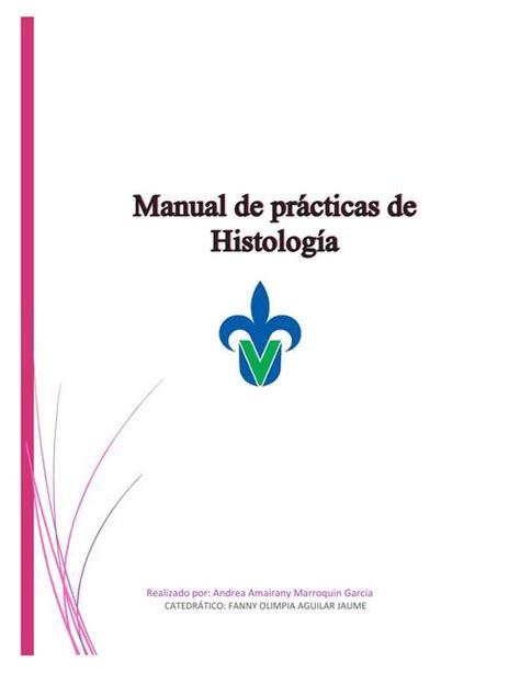 Manual de Prácticas de Histología Andrea Marroquin uDocz