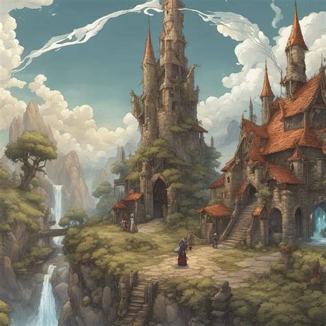 Medieval fantasy castle and mansion by TGC189 on DeviantArt