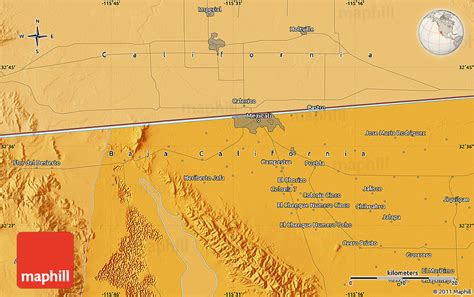 Political Map of Mexicali