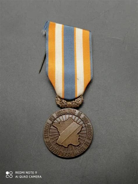 MÉDAILLE MILITAIRE FÉDÉRATION nationale des sous officiers de réserves