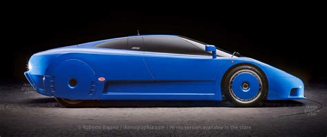 Bugatti EB110 First Model Prototype EB110 Supersport EB112