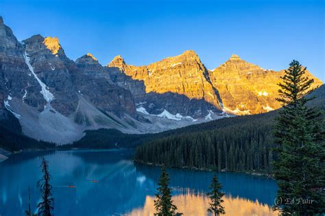 Sunrise On Moraine Lake Banff National Park Ed Fuhr Photography