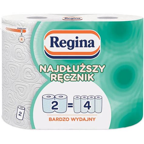 RĘCZNIK PAPIEROWY Regina NAJDŁUŻSZY 2 rolki 13919609834 Allegro pl