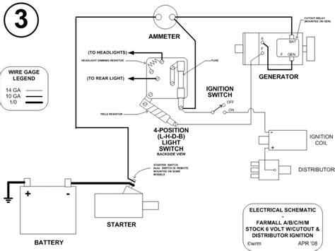 Farmall H Wiring Diagram For 12v