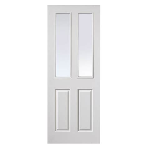 Canterbury 2 Light FD30 White Internal Door - Smart Door Supplies