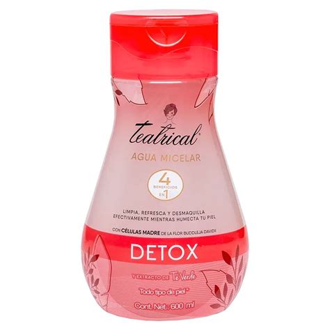 Teatrical Agua Micelar Detox Desmaquillante X Ml Farmacia Leloir