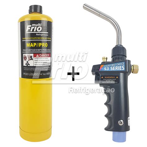 Kit Ma Arico Port Til Acendimento Autom Tico Turbo Torch G S Mapp Pro