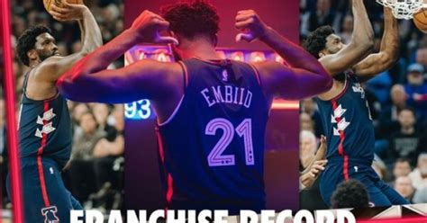 NBA Joel Embiid ustanawia punktowy rekord kariery noc solistów