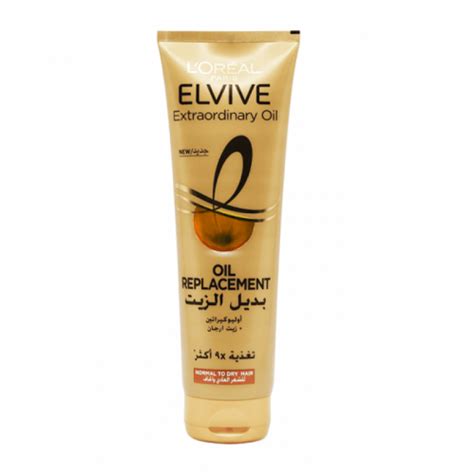 لوريال كريم بديل الزيت المغذي للشعر العادي والجاف 300مل Glow store