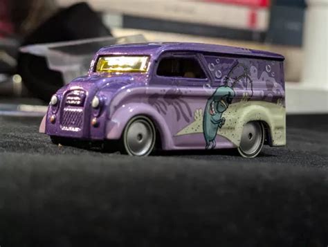 Hot Wheels Premium Bob Esponja Plangton Nicodeleon Van Mercadolibre