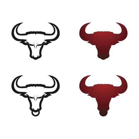 Premium Vector Bull Horn Logo And Symbol Template Icons App