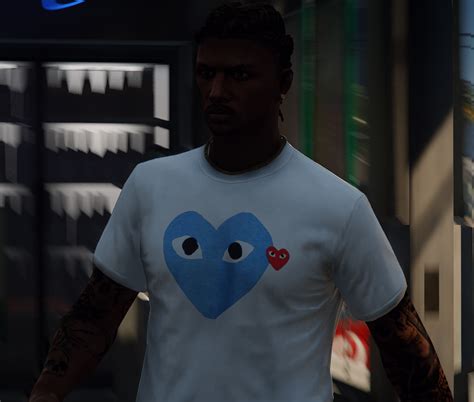 Cdg T Shirt Pack For Mp Male Gta5