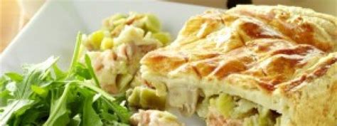 Salmon Mushroom And Leek Pie Eggcellentrecipes