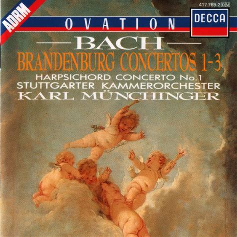 Bach Stuttgarter Kammerorchester Karl M Nchinger Brandenburg