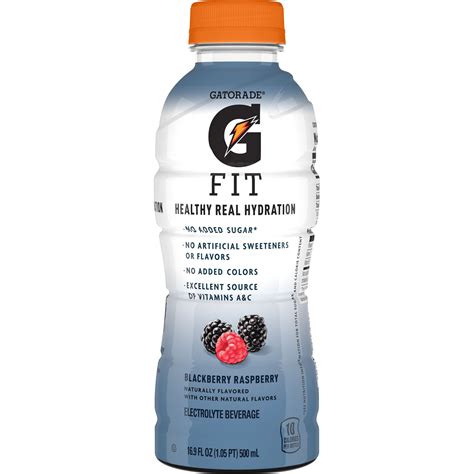 Gatorade Fit Electrolyte Beverage, Healthy Real Hydration, Blackberry