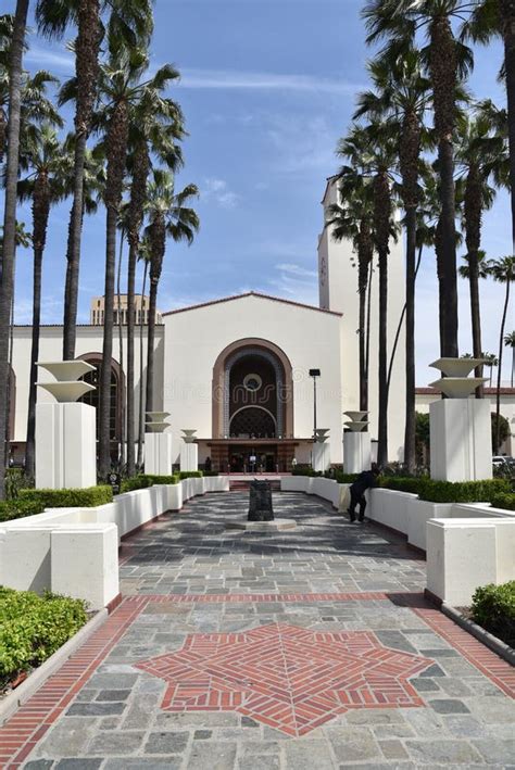 Los Angeles Union Station Editorial Image Image Of Palm 151373015