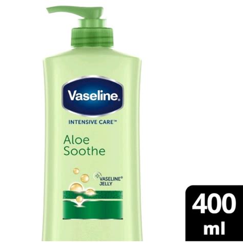 Jual Vaseline Body Lotion Intensive Care Aloe Soothe 400ml Shopee Indonesia