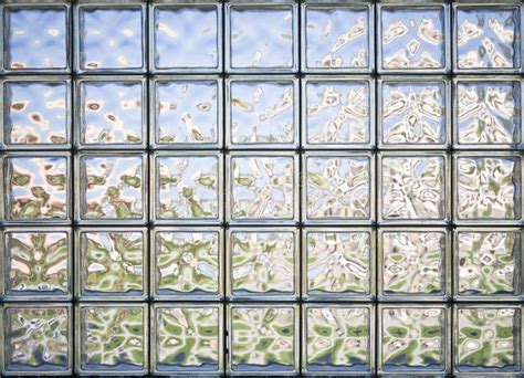 Pattern of Glass Block Wall Stock Photo - Image of design, shape: 234087294