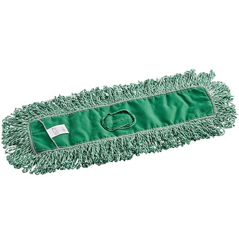 Rubbermaid Fgj85300gr00 24 Green Microfiber Loop Dust Mop