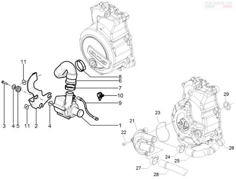 Pompa Acqua Completa Vespa Gts T Ie Super E