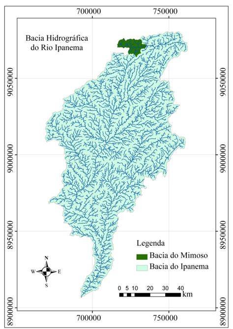 Bacia hidrográfica do Mimoso localizada na Bacia do Ipanema Download