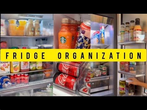 Fridge Organisation Tiktok Compilation Satisfying Asmr Refilling And