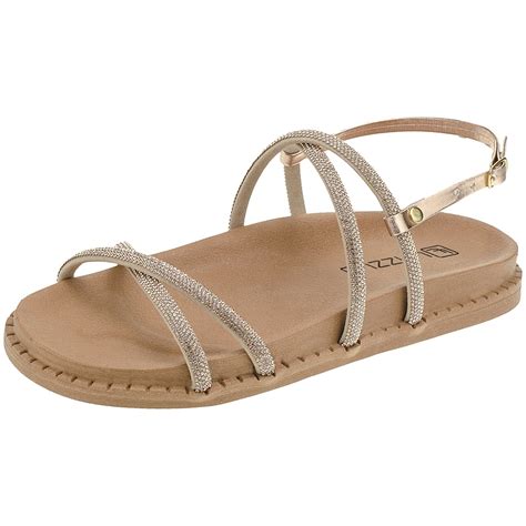 Sand Lia Slide Papete Flatform Feminino Amarra O Caramelo Compre