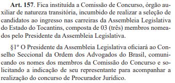 Concurso ALE TO comissão formada edital em breve Direção Concursos