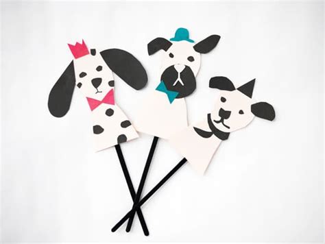 MAKE ADORABLE DIY PAPER DOG PUPPETS