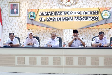 Pj Bupati Pimpin Apel Rsud Dr Sayidiman Magetan Rsud Dr Sayidiman